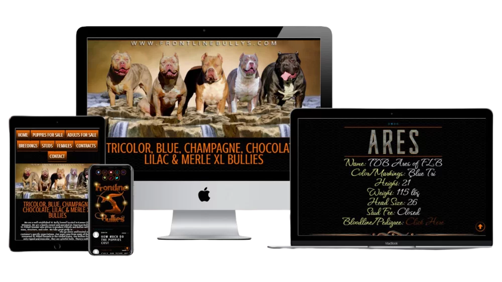 breeder website builder, breeding site templates